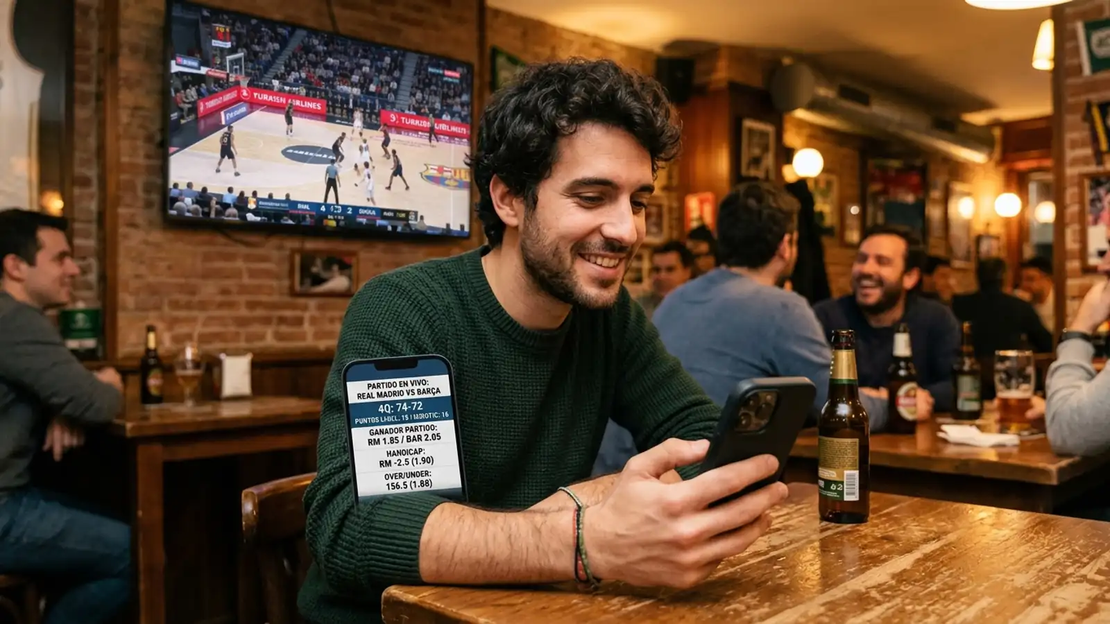 Mercados de apuestas de baloncesto en bet365 con cuotas en directo para NBA, ACB y Euroliga